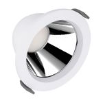 Ledvance LED Downlight Comfort Aluminium White 13W 1430lm 55D - 930-940 CCT | 116mm - Cutout 100mm - IP44 - Best Colour Rendering - UGR<19 - Zigbee Dimmable 