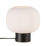 Nordlux Table Lamp Milford Glass Black | Suitable for 1x E27