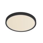Nordlux Noxy Ceiling Light Black 17W 1650lm - 830-840 CCT | 3-Step Dimmable 