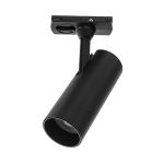 Bright Choice 1-Phase Rail Spot Black Cylinder 10W 700lm - 827 Extra Warm White