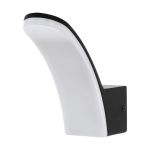 Eglo Wall Light Fiumicino Outdoor Aluminium Black 11.5W 1200lm - 830 Warm White