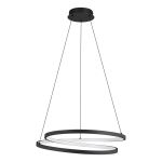 Eglo Pendant Ruotale Steel Black 36W 4800lm - 830 Warm White