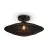 Good&Mojo Ceiling Light Iguazu Jute Black | Suitable for 1x E27 