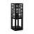 Eglo Pedestal Lamp Alamonte 3 Outdoor Steel Black | Suitable for E27