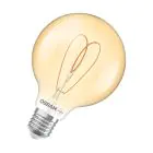 Osram Vintage 1906 LED E27 Globe Filament Gold 4.9W 470lm - 922 Extra Warm White | Best Colour Rendering - Dimmable - Replaces 40W