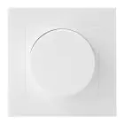 Noxion Rotary Cover Plate for LED Dimmer | Hard Edge - White