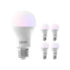 Multipack 5x Calex Smart Tuya Wifi E27 Pear 8.5W 806lm - 822-840 Tunable White | RGBW - Dimmable - Replaces 60W