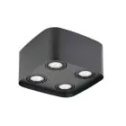 Eglo Ceiling Spot Arenzano Steel Black 18.8W 1380lm - 830 Warm White | Dimmable - Suitable for GU10